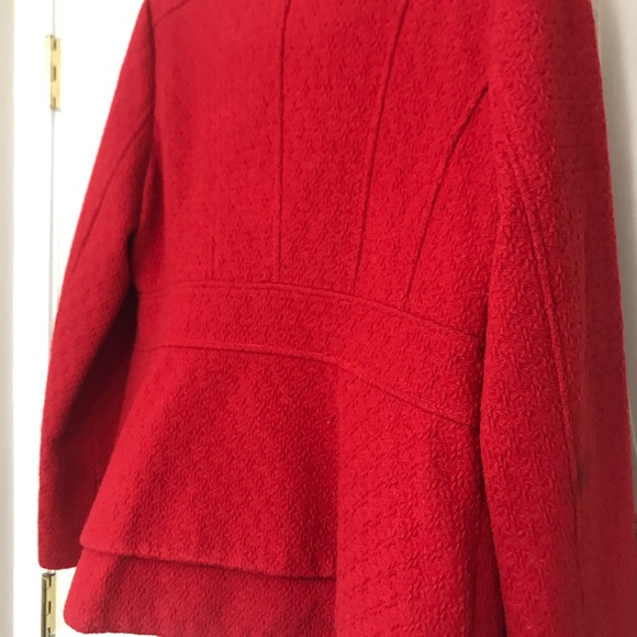 Jessica Simpson red wool coat - Picture 4 of 4